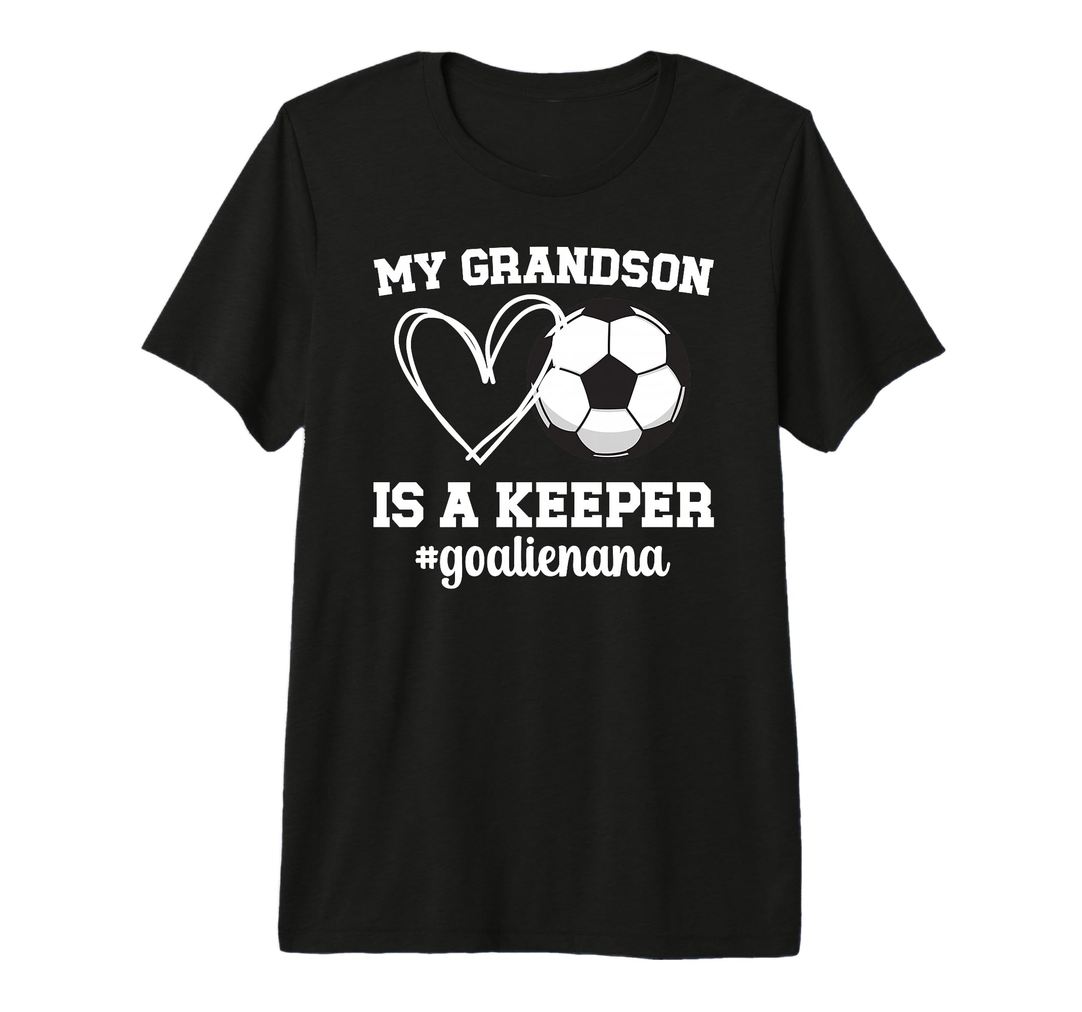 Proud Soccer Goalie Nana Soccer T-Shirt - Fun Novelty Design Unisex