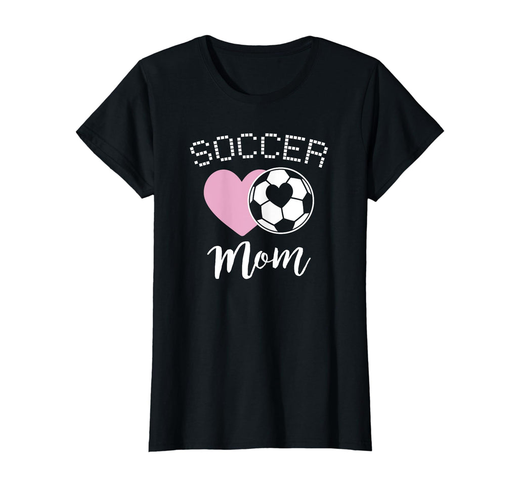 Soccer Mom Love Heart Mama Mommy Mother T-Shirt - Trendy Graphic Men Women