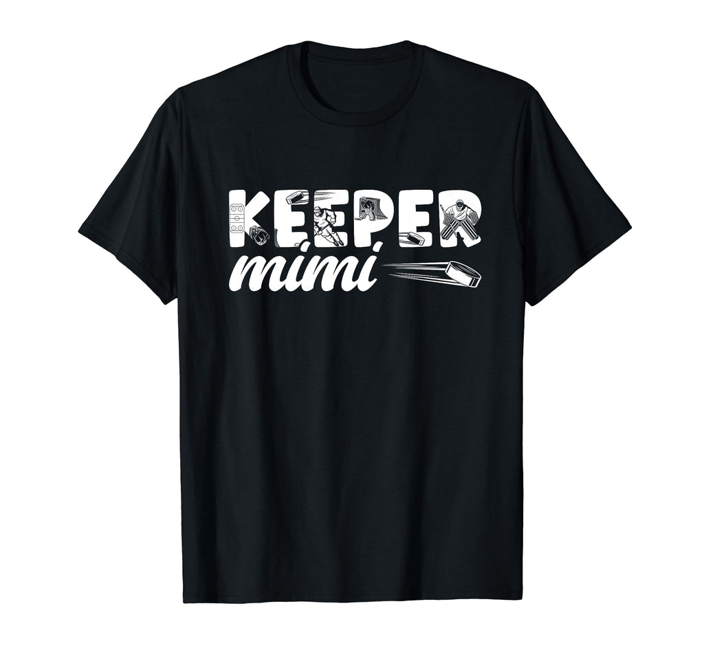 Ice Hockey Keeper Mimi Ice Hockey T-Shirt - Custom Art Print Men Women