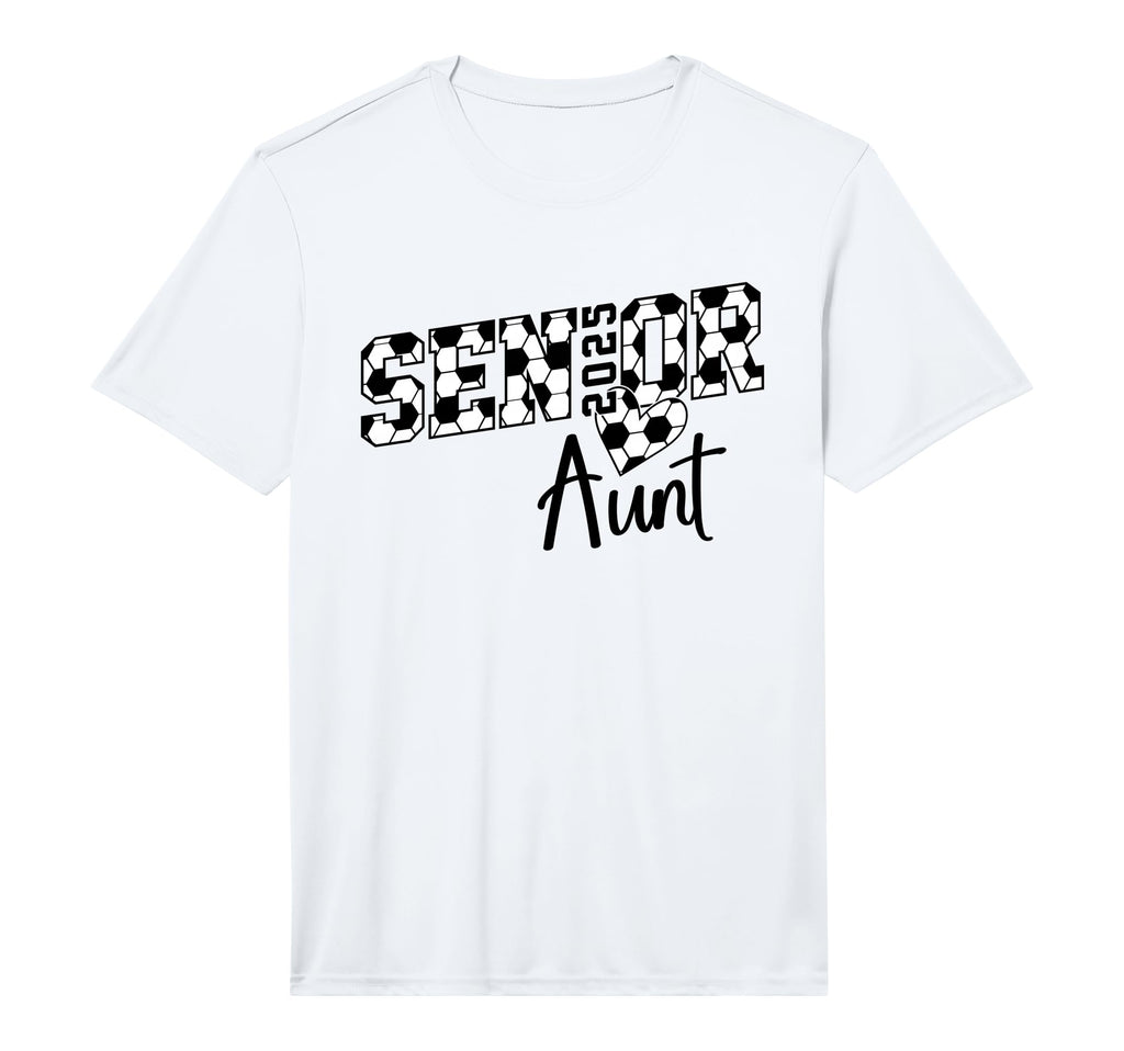 Proud Aunt Soccer Senior Class 2025 T-Shirt - Unique Graphic Unisex