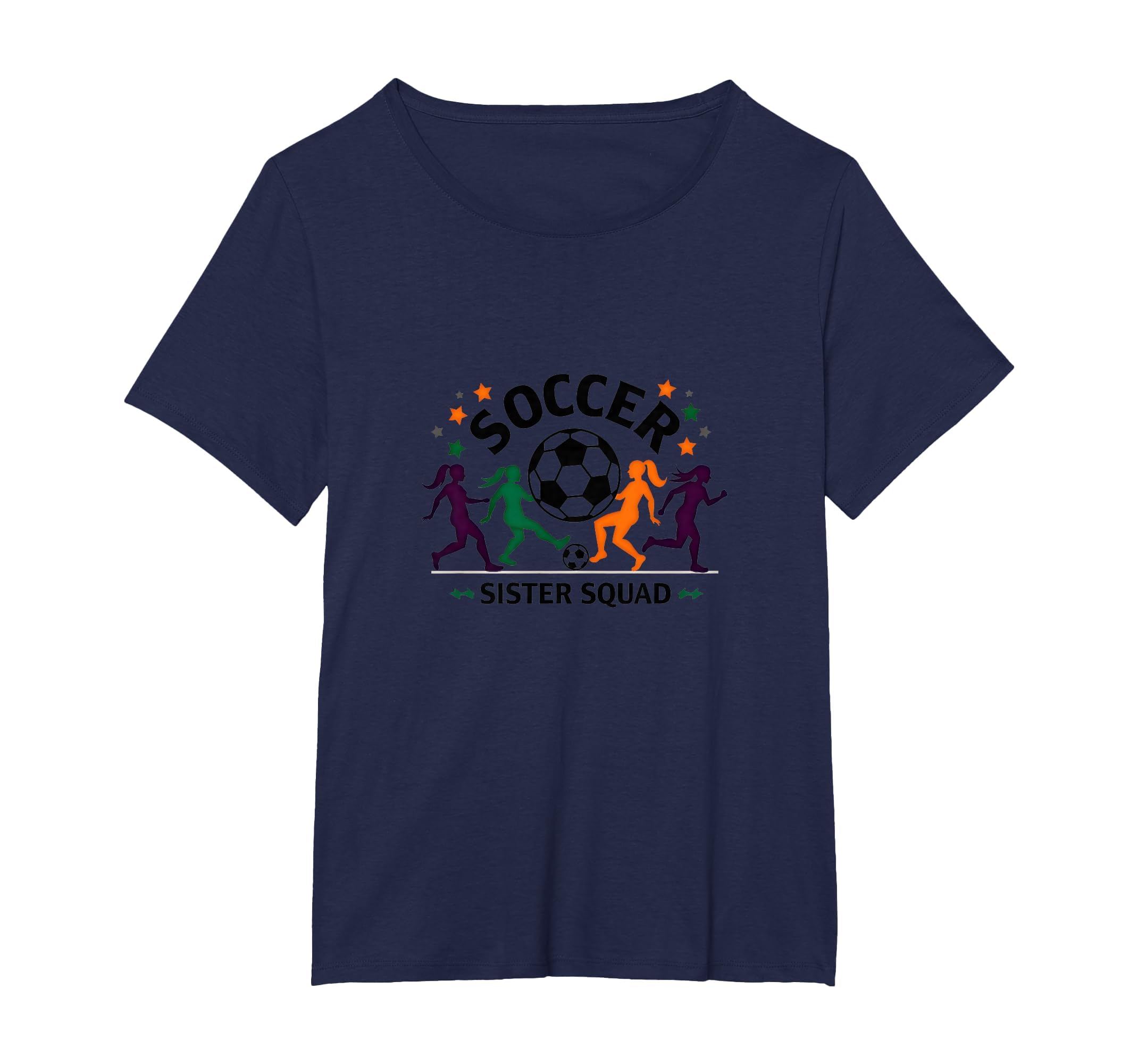 Soccer Sister Squad Team Spirit T-Shirt - Aesthetic Graphic Men Women