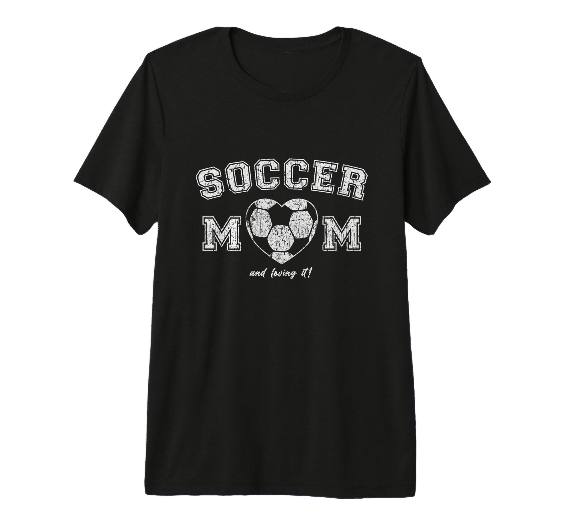 Soccer Mom Heart Casual Tri Blend T-Shirt - Trendy Graphic Men Women