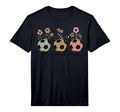 Mens Soccer Grandma Wildflower Floral T-Shirt - Novelty Apparel Unisex