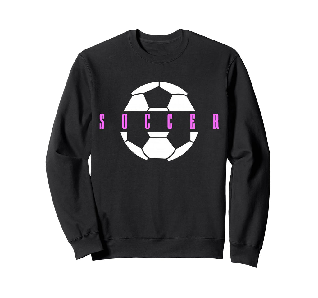 Soccer Player Ball Soccer Sweatshirt - Casual Everyday Wear Unisex