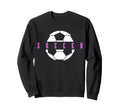 Soccer Player Ball Soccer Sweatshirt - Casual Everyday Wear Unisex