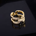 Versatile Round Copper Scarf Ring