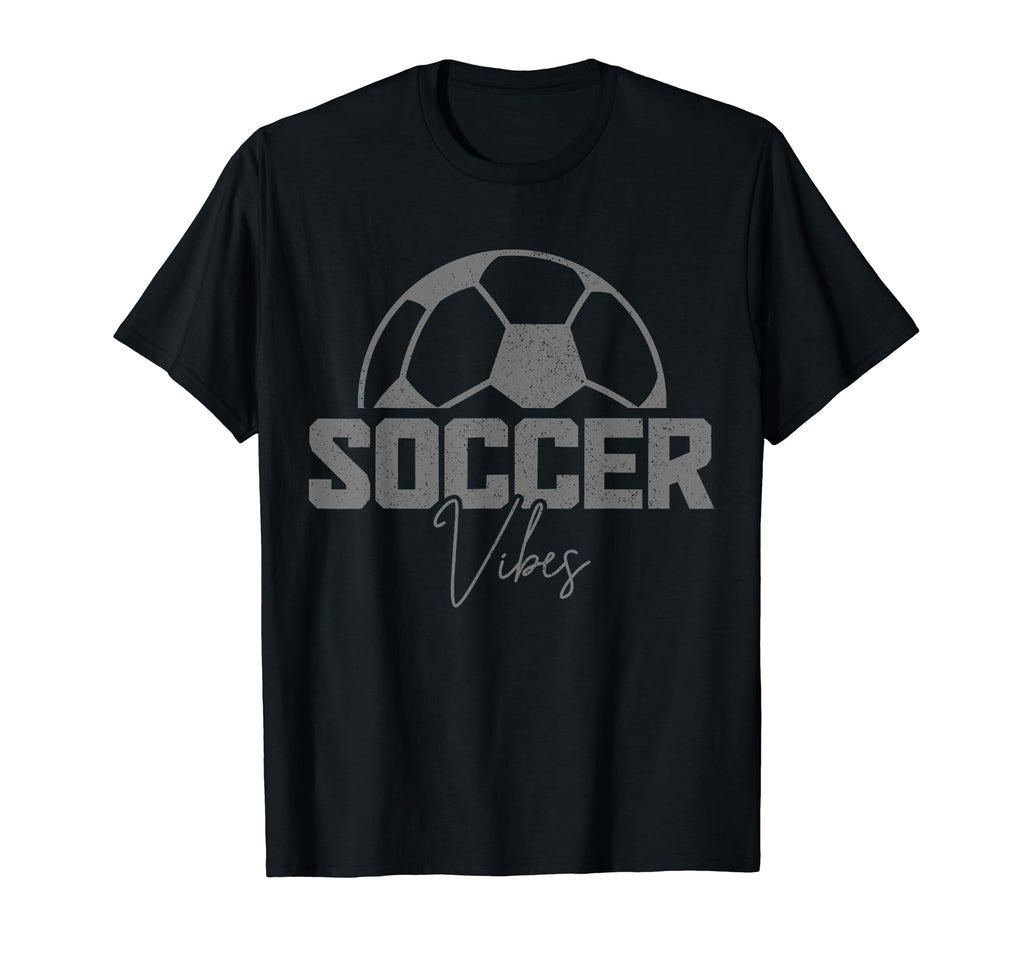 Soccer Vibes Soccer Player T-Shirt - Unique Graphic for Adults