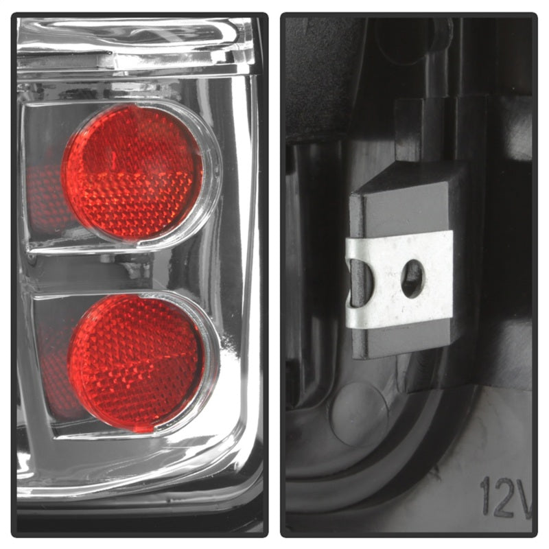 SPYDER Xtune Dodge Ram 1500/2500/3500 94-01 Euro Style Tail Lights Chrome ALT-ON-DRAM94-C 5012760