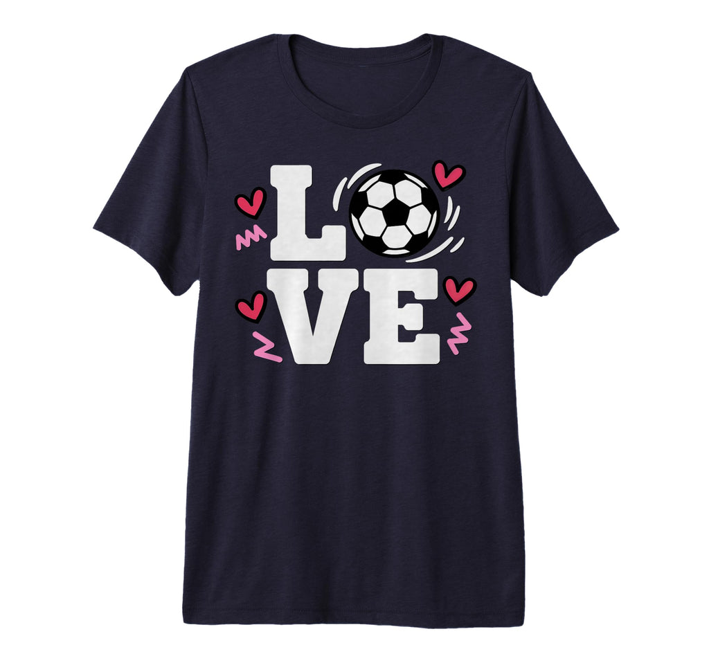 Soccer Player Love Beautiful Game Sports T-Shirt - Graphic Print Unisex