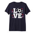 Soccer Player Love Beautiful Game Sports T-Shirt - Graphic Print Unisex