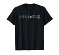 Funny Soccer Heartbeat Ecg T-Shirt - Fun Novelty Design for Adults