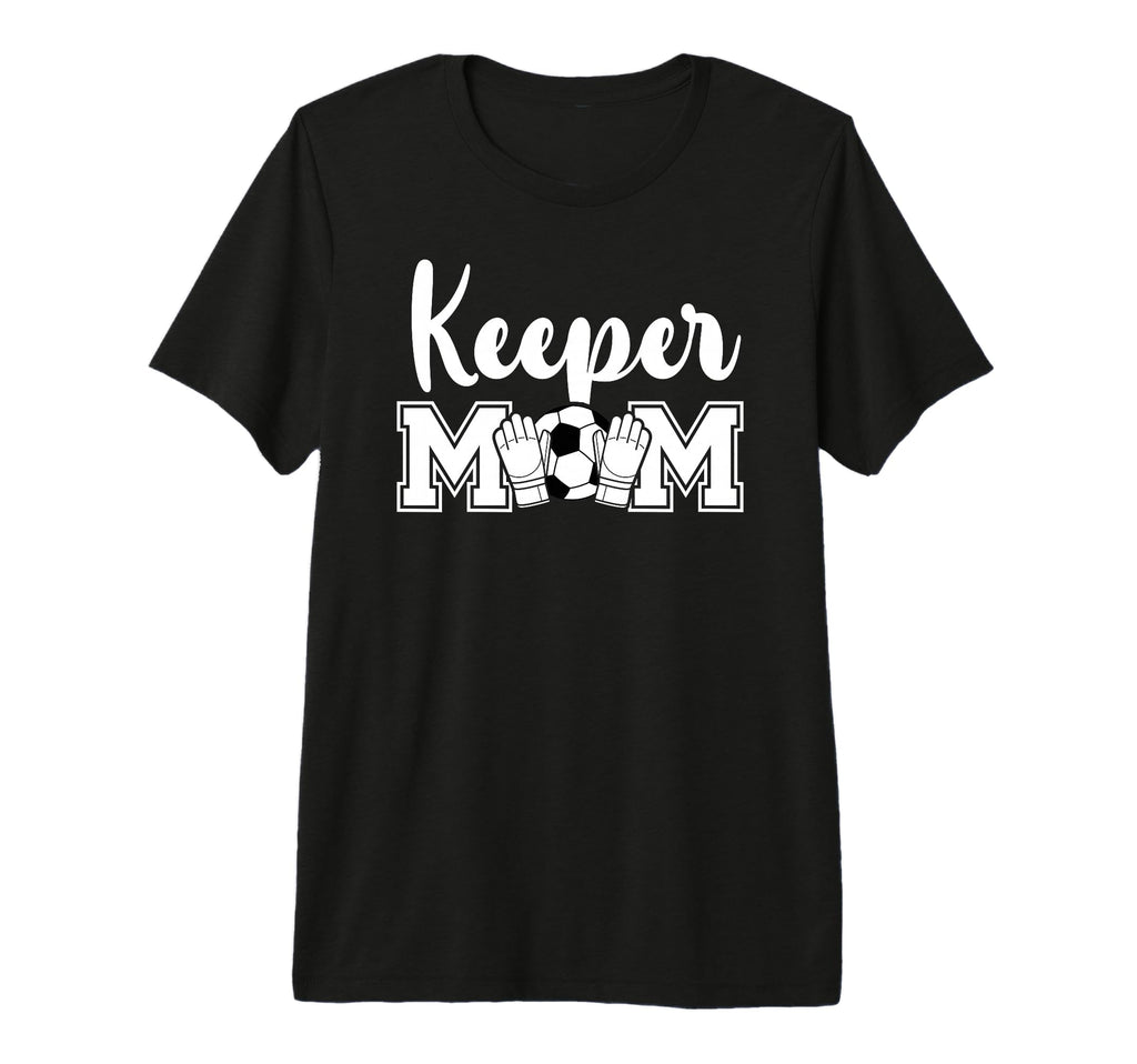Soccer Keeper Mom Soccer Goalie T-Shirt - Casual Everyday Wear for Adults