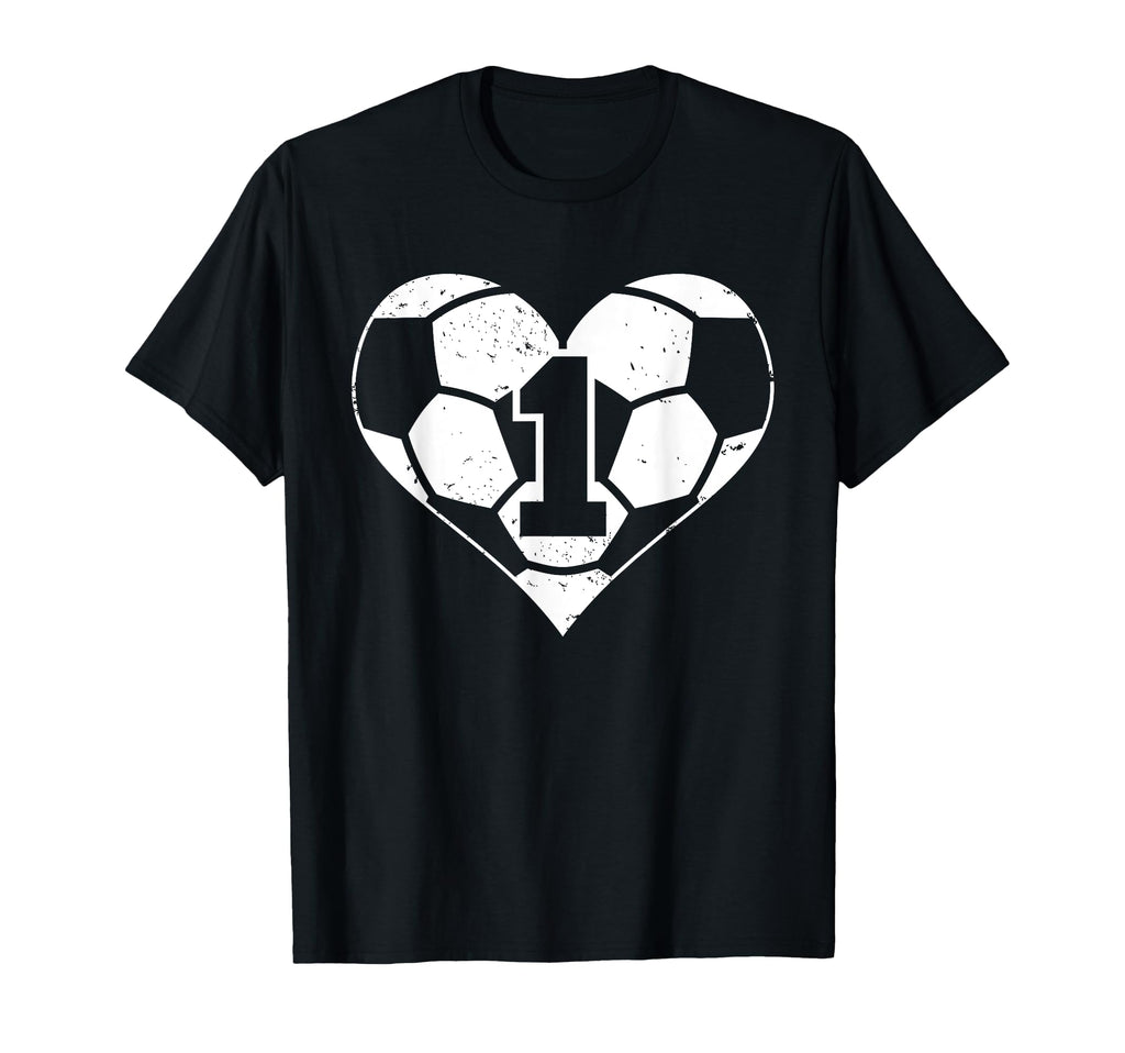 Soccer Number 1 Jersey Funny Soccer T-Shirt - Aesthetic Graphic for Adults