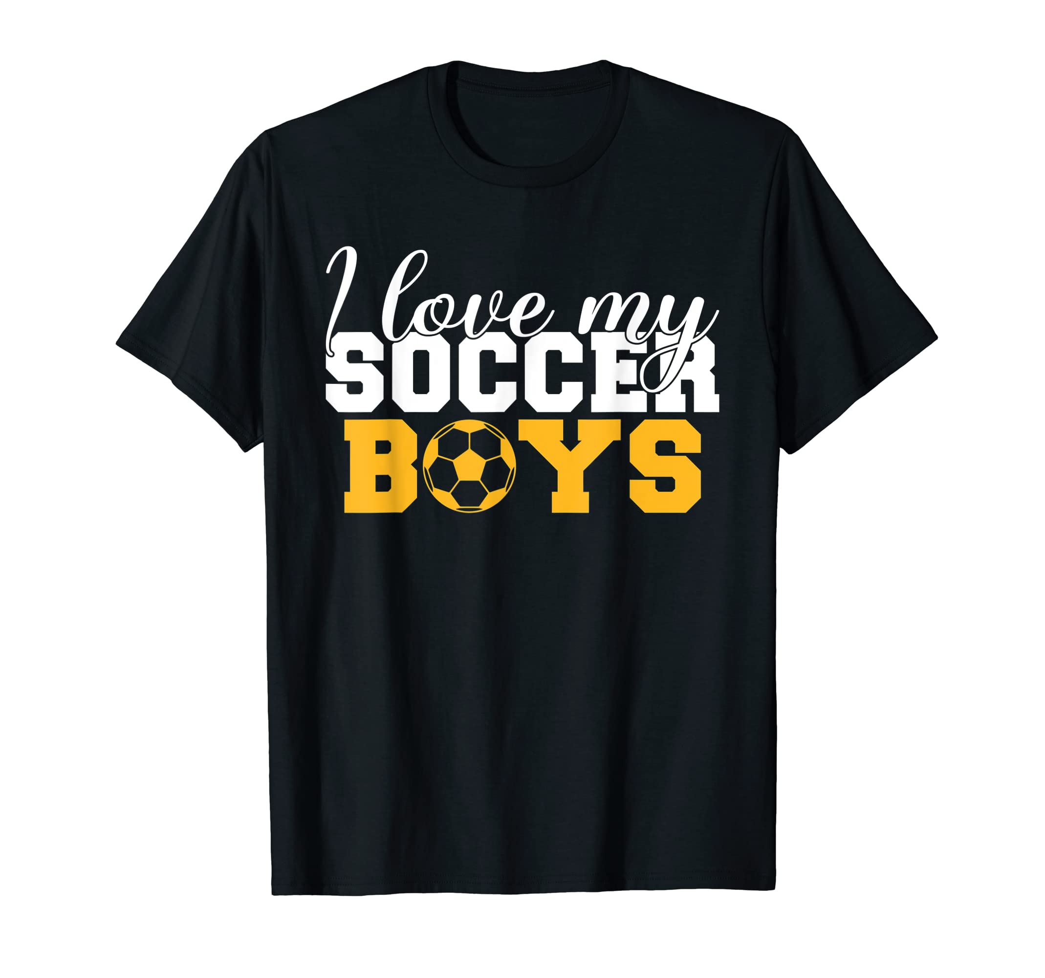 I Love My Soccer Soccer Parents T-Shirt - Trendy Graphic Unisex