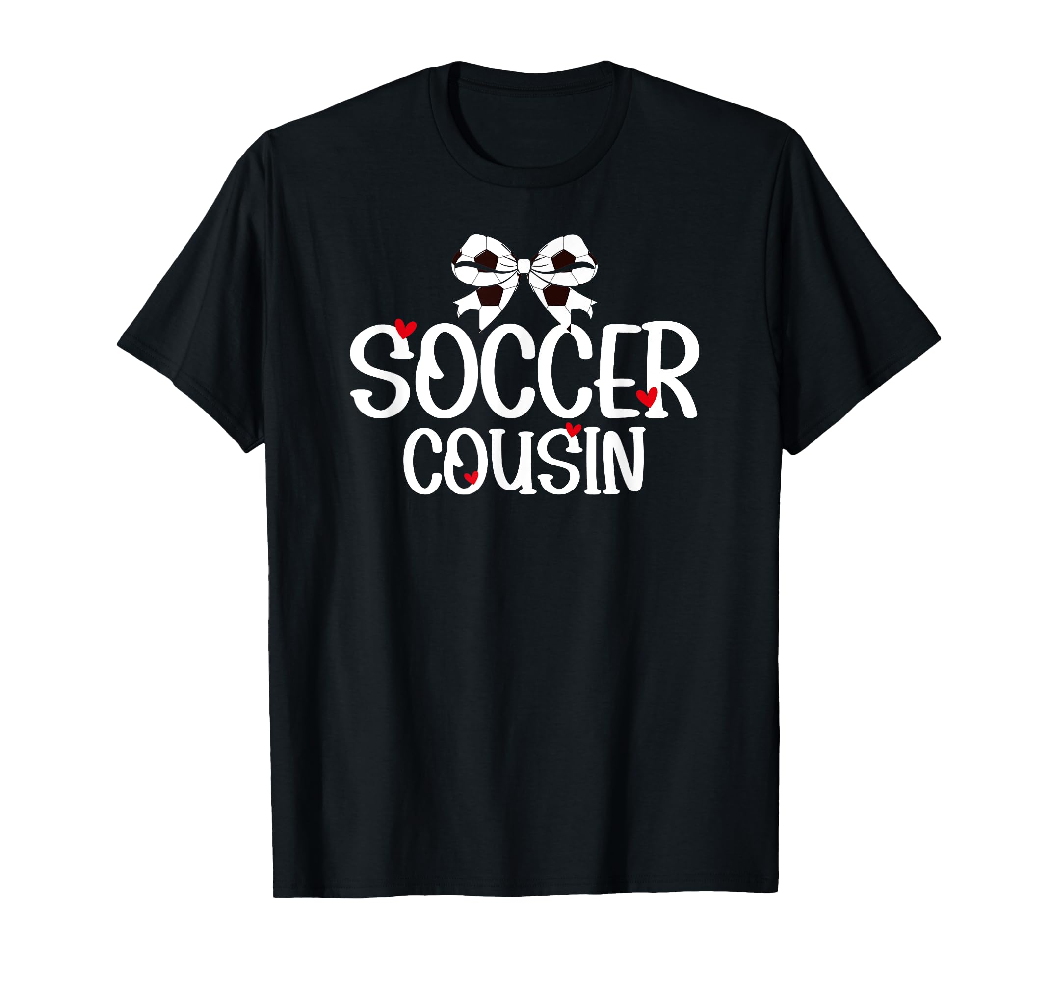 Soccer Cousin Coquette Soccer Player T-Shirt - Minimalist Print Men Women