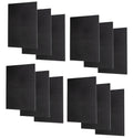WallPeg Pegboard Panels Garage Organization - 12 ea (24"x16") Black Peg Board Panel Set - (PB-1-B) Tool Organizer, Crafts, Shop, Home, Office, Wall Storage Kit