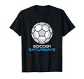 Soccer Saturdays Soccer Mom And Dad T-Shirt - Novelty Apparel Unisex