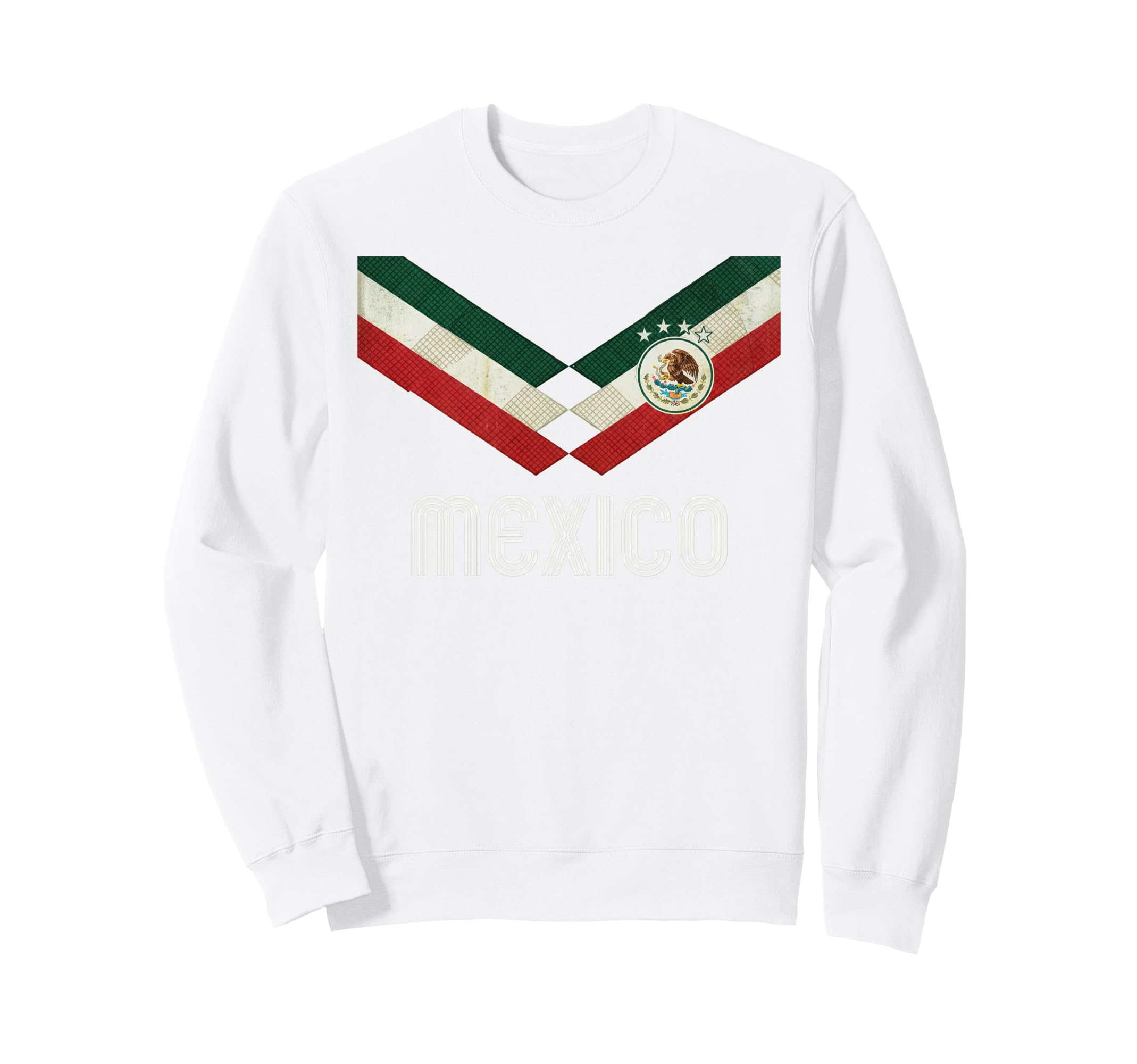 Mexico Flag Mexican Hispanic Pride Sweatshirt - Novelty Apparel Unisex