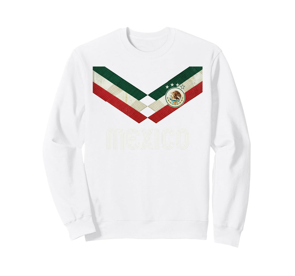 Mexico Flag Mexican Hispanic Pride Sweatshirt - Unique Graphic Unisex