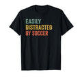 Easily Distracted Soccer Pilot T-Shirt - Casual Everyday Wear Unisex