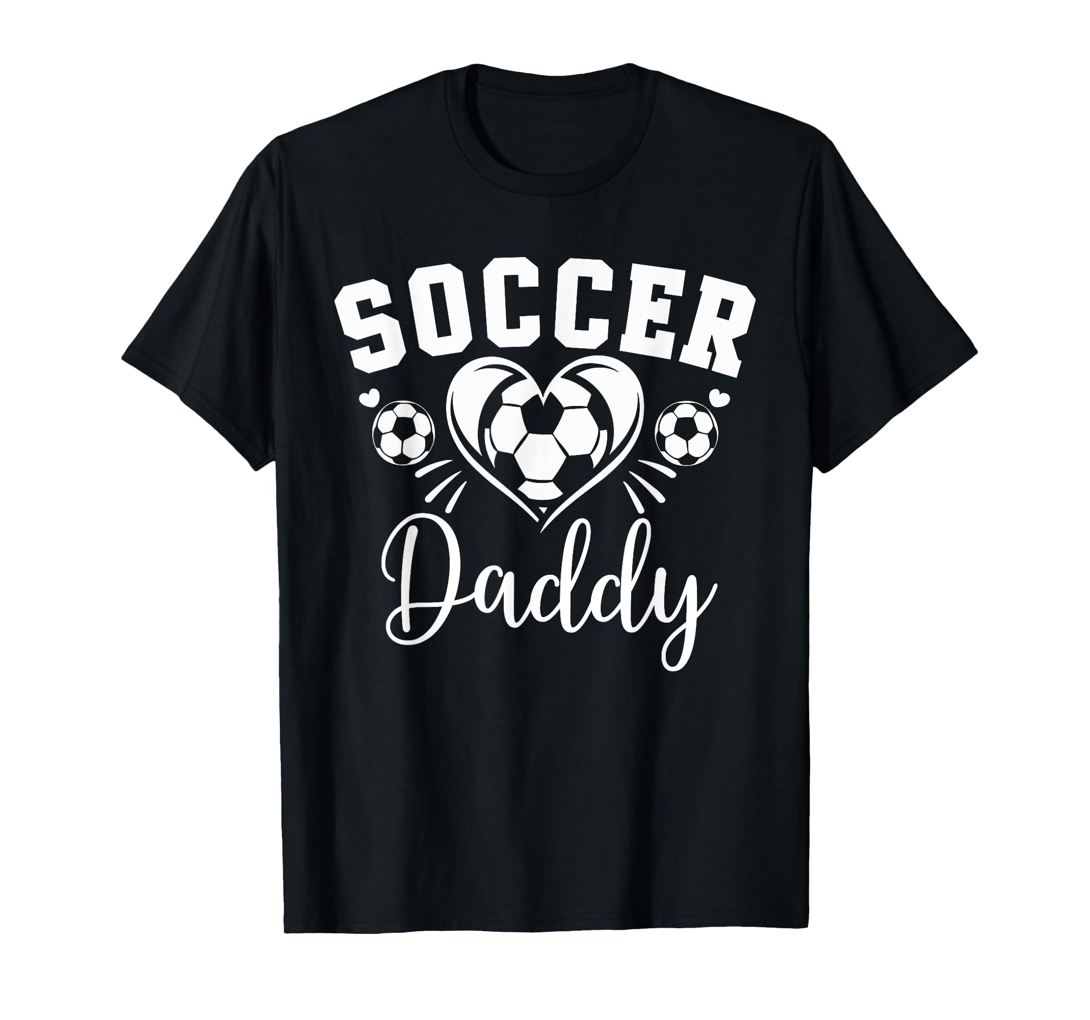 Soccer Daddy Soccer Heart T-Shirt - Novelty Apparel Unisex