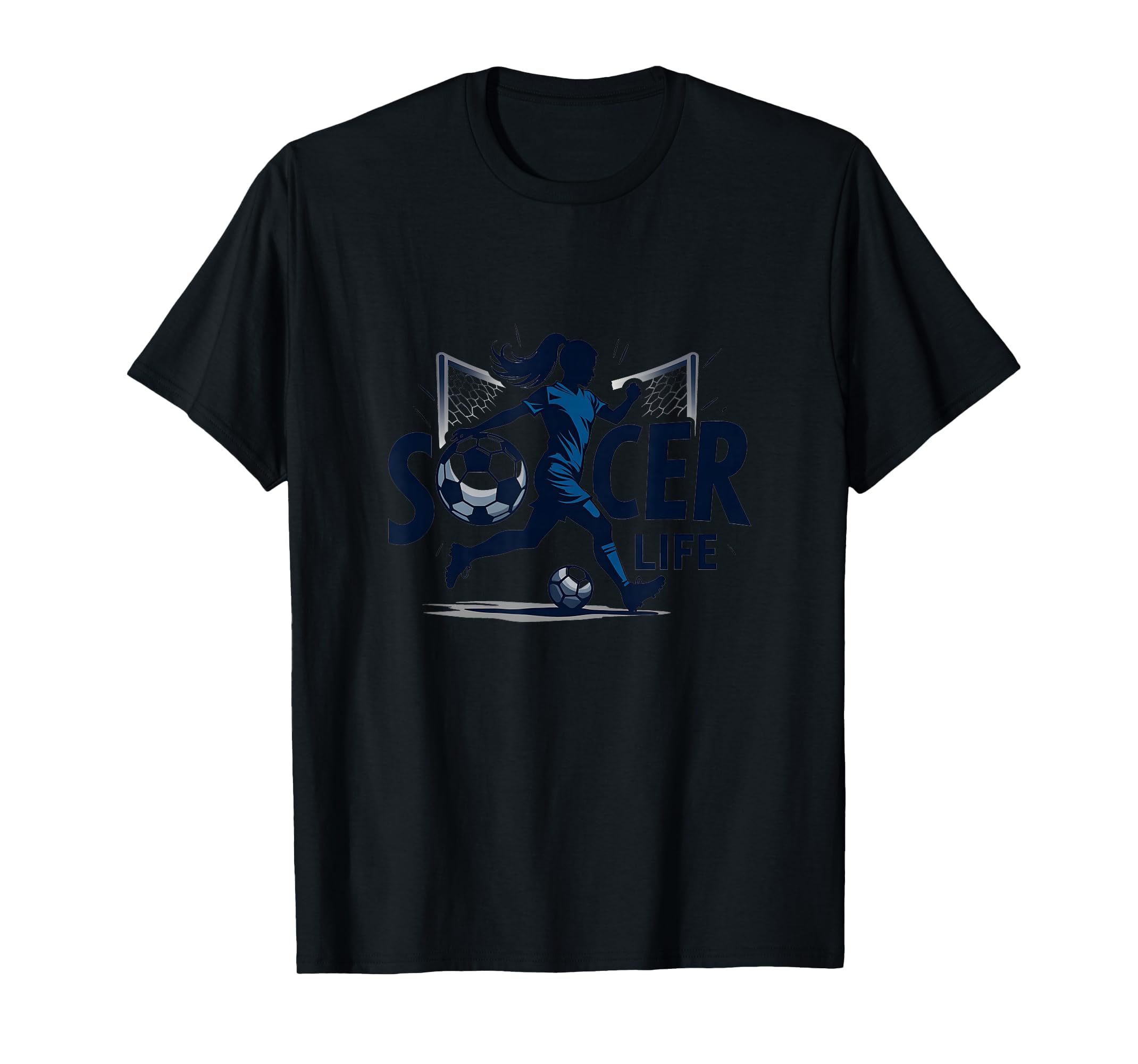 Soccer Is Life Womens Passion T-Shirt - Casual Everyday Wear Unisex