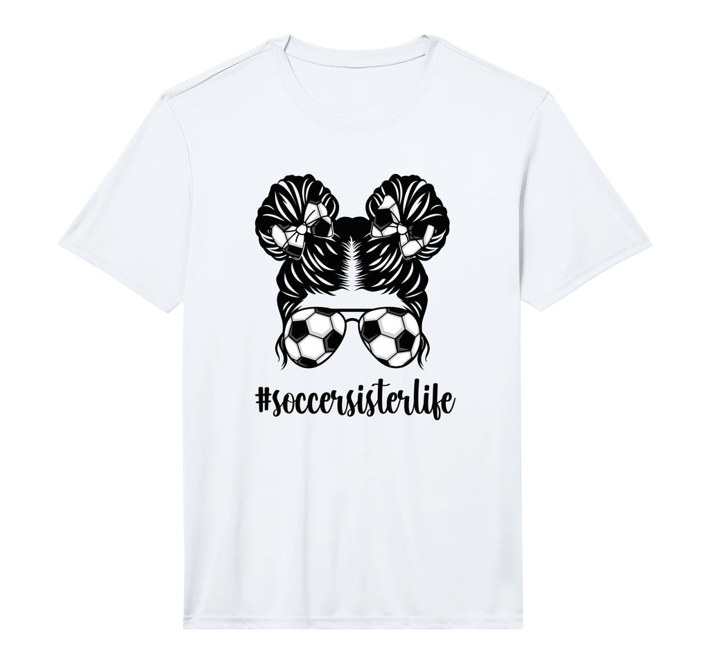 Proud Soccer Sister Soccer Player Little T-Shirt - Graphic Print Men Women