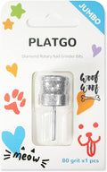Diamond Dremel Dog Nail Grinder Bit, Dremel Nail Grinder for Pets, Faster Jumbo Dremel Diamond Bit for Dog Nails, 1/8'' Dremel Dog Nail Grinder Attachment, Dog Nail Grinder for Animals Nail Care