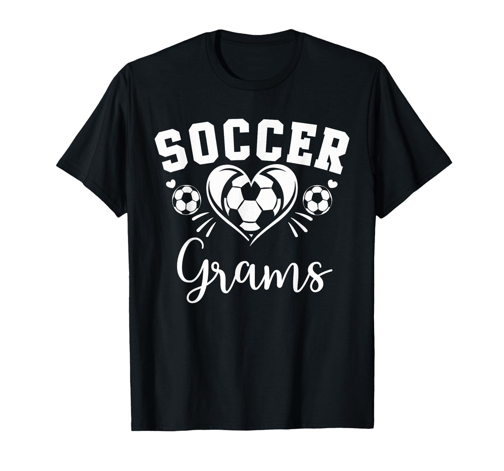 Soccer Grams Soccer Heart T-Shirt - Novelty Apparel for Adults