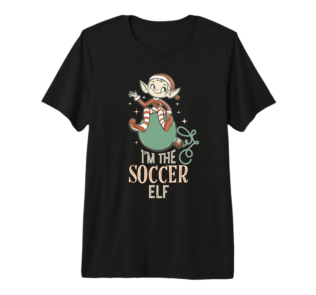 Im Soccer Elf Matching Family Elves Tri T-Shirt - Aesthetic Graphic Unisex