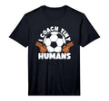 Mens Soccer Trainer I Coach Tiny T-Shirt - Novelty Apparel for Adults