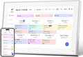 15.6 Inch Smart Digital Calendar Wall Planner & Chore Chart, IPS FHD 1920x1080 Touchscreen Interactive Display for Family Schedules, Streamline Household Organization