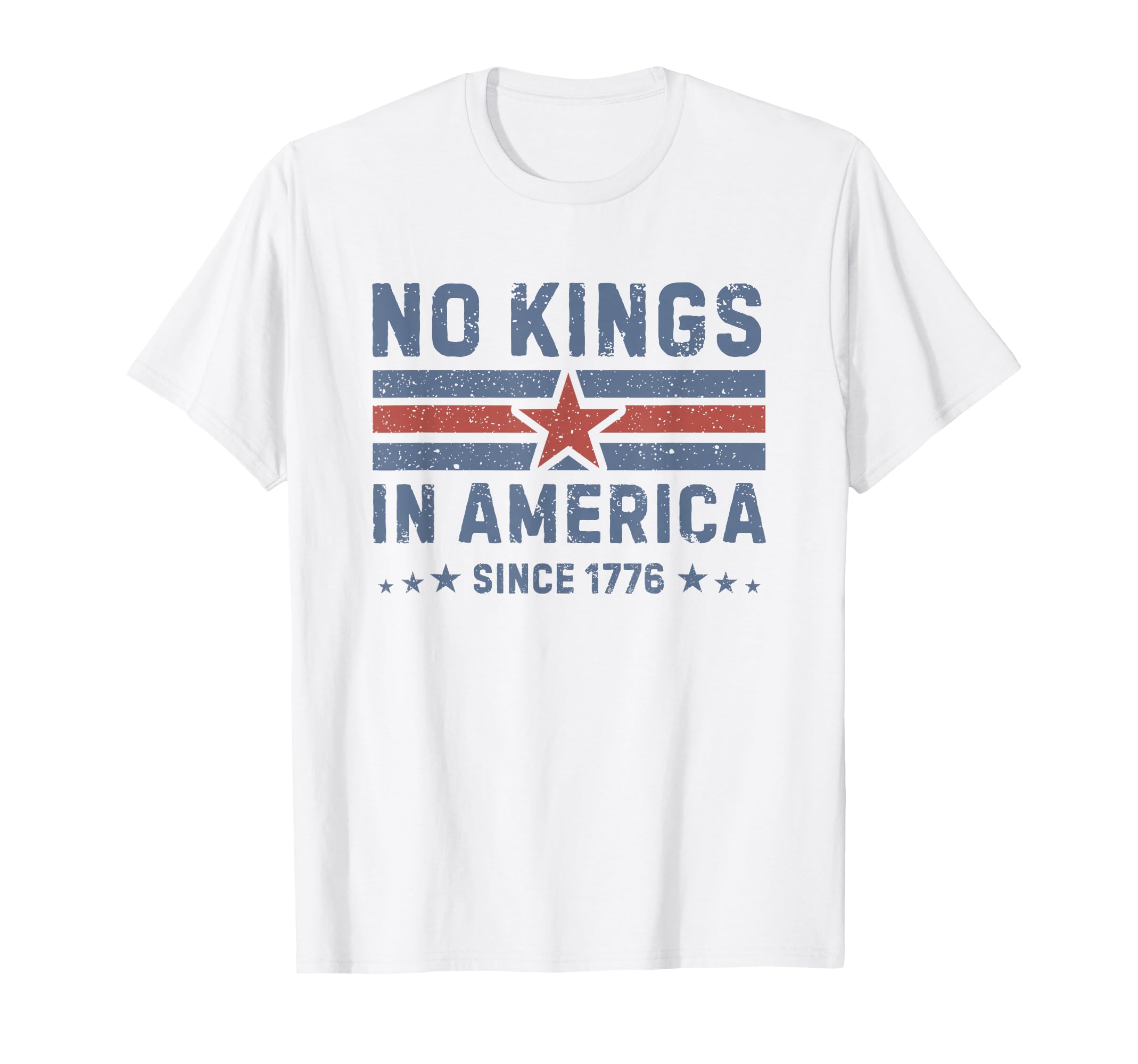 No Kings America Since 1776 T-Shirt - Minimalist Print for Adults