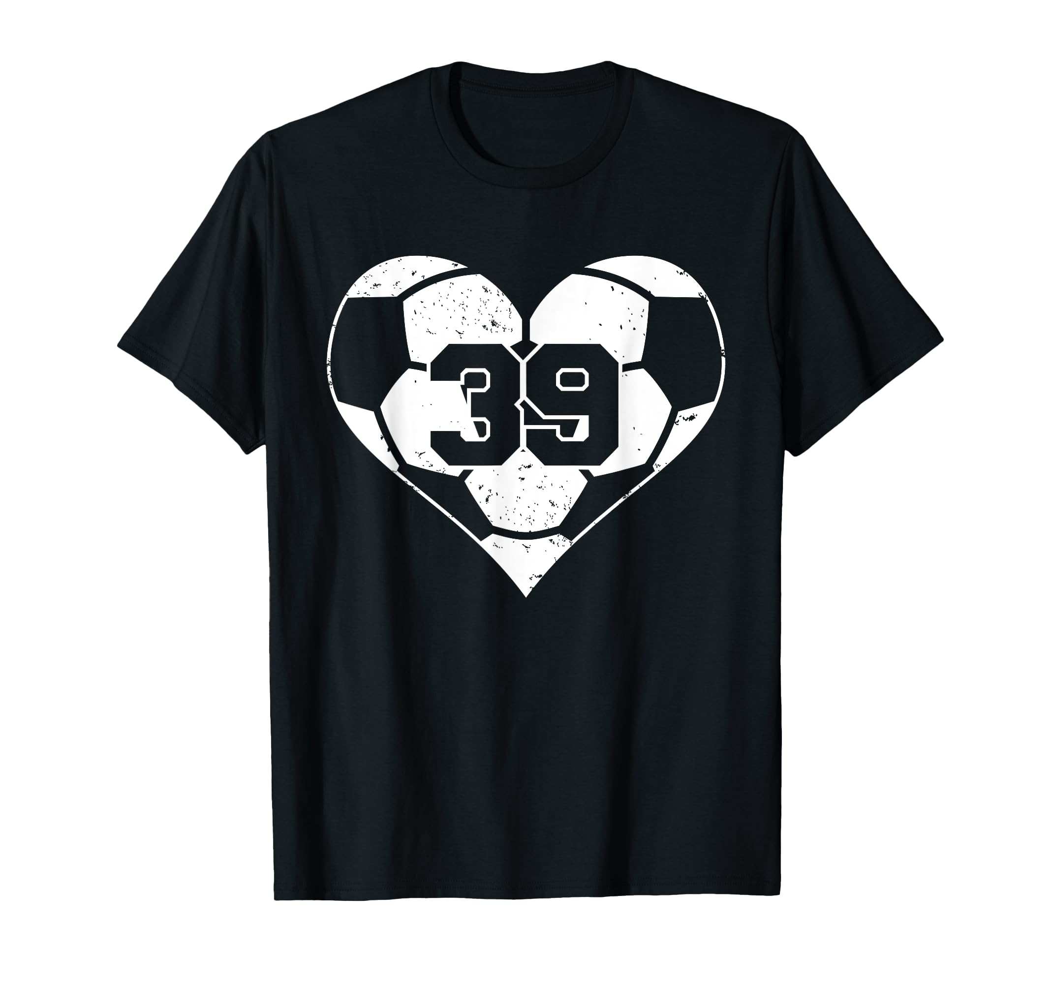 Soccer Number 39 Jersey Funny Soccer T-Shirt - Unique Graphic Men Women