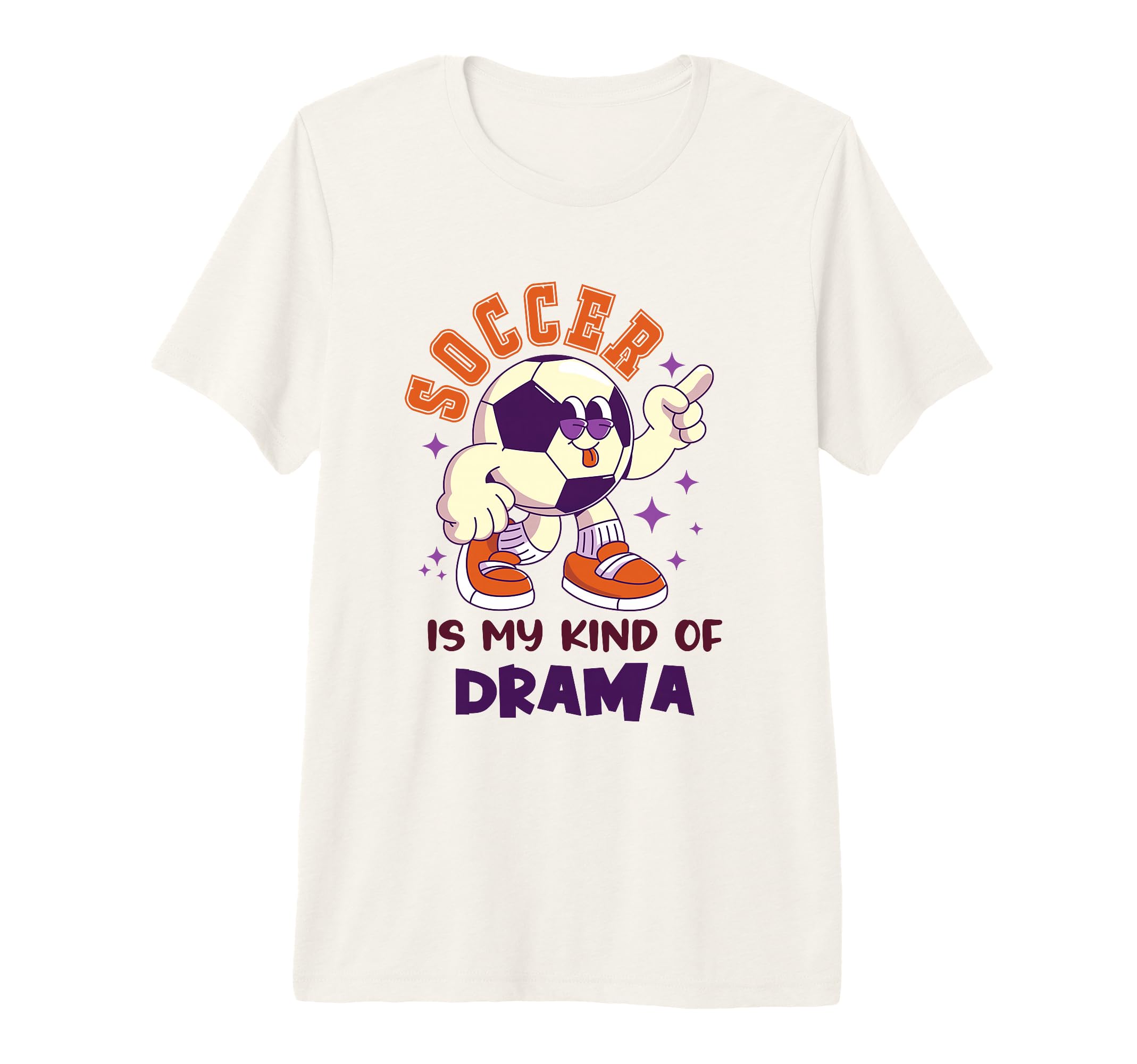 Soccer Is My Kind Drama Funny Emotional T-Shirt - Minimalist Print Unisex