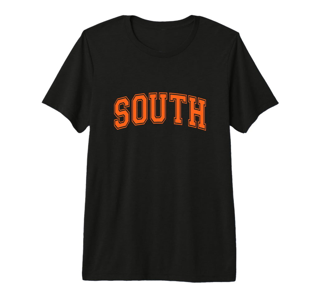 Orange South Team Colors Spirit T-Shirt - Casual Everyday Wear Men Women