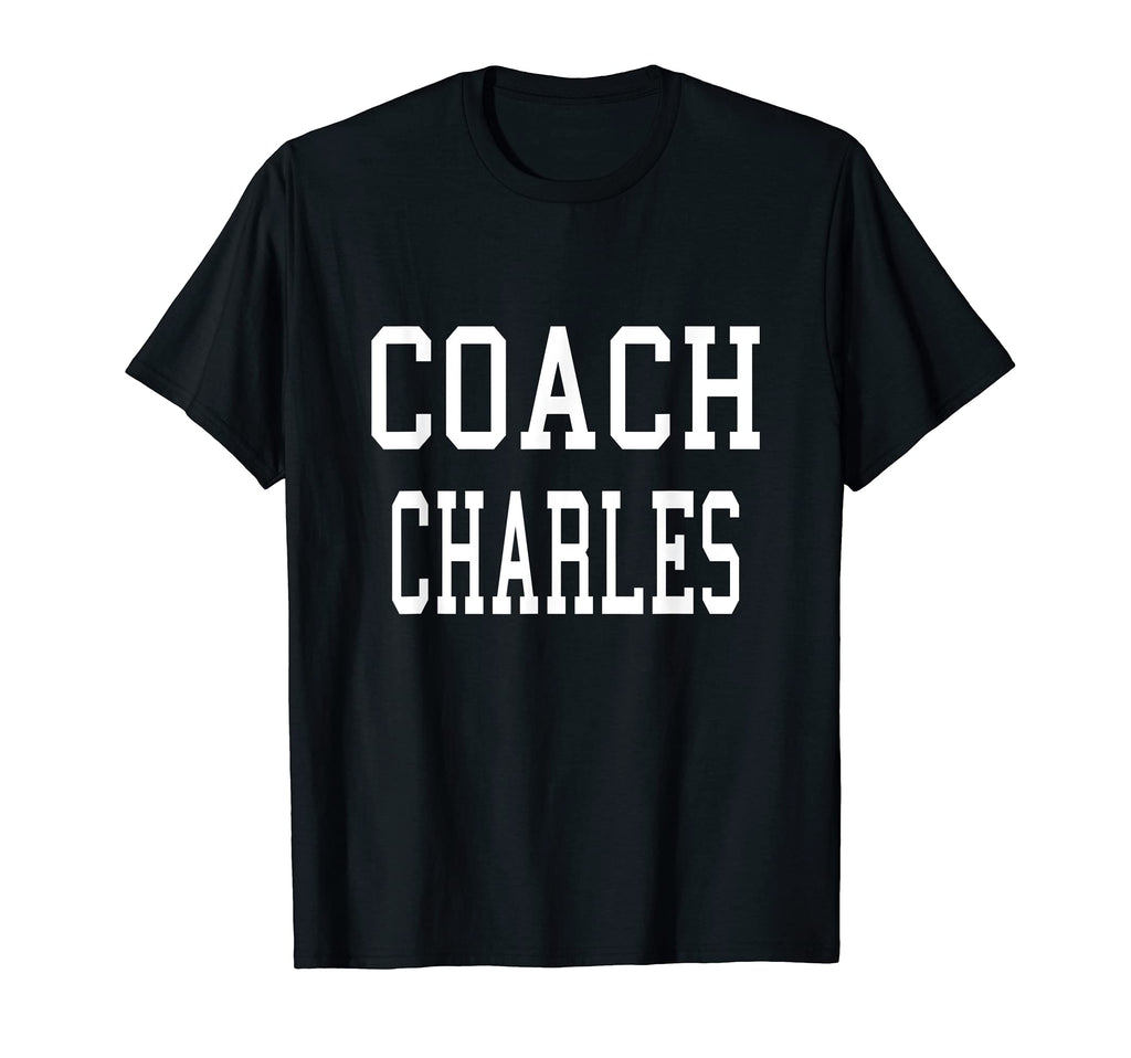 Coach Charles Custom Football Soccer T-Shirt - Graphic Print Unisex
