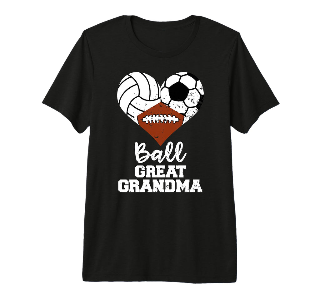 Ball Great Grandma Heart Volleyball T-Shirt - Aesthetic Graphic for Adults