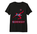 Norway Football Soccer Game Player T-Shirt - Minimalist Print for Adults