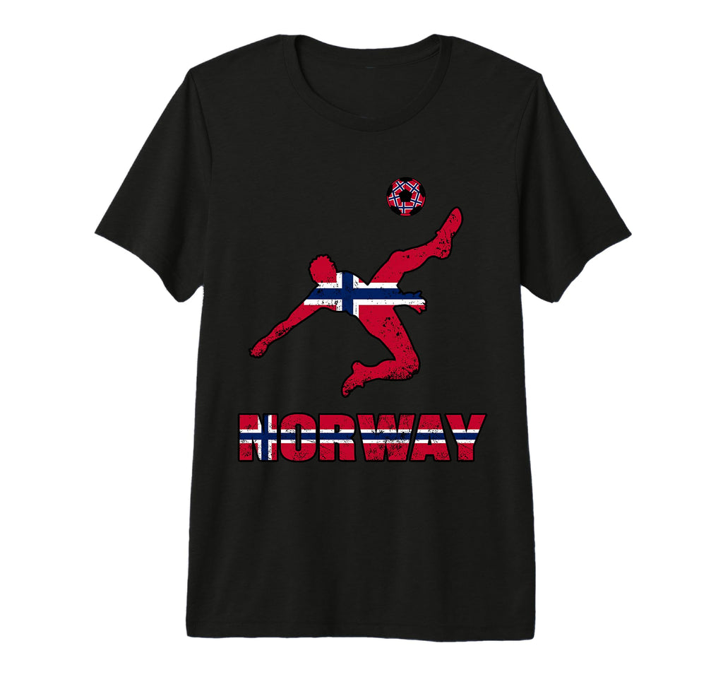 Norway Football Soccer Game Player T-Shirt - Casual Everyday Wear Unisex