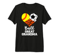 Ball Great Grandma Heart Softball T-Shirt - Aesthetic Graphic for Adults