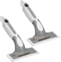 FurDozer X6 Pet Hair Remover & Auto Detailing Tool - Cat & Dog Hair Remover for Carpets, Car Interiors, Couches, Bedding, & Pet Furniture - Reusable Pet Hair Removal Tool for Fur & Lint (Grey, 2-Pack)