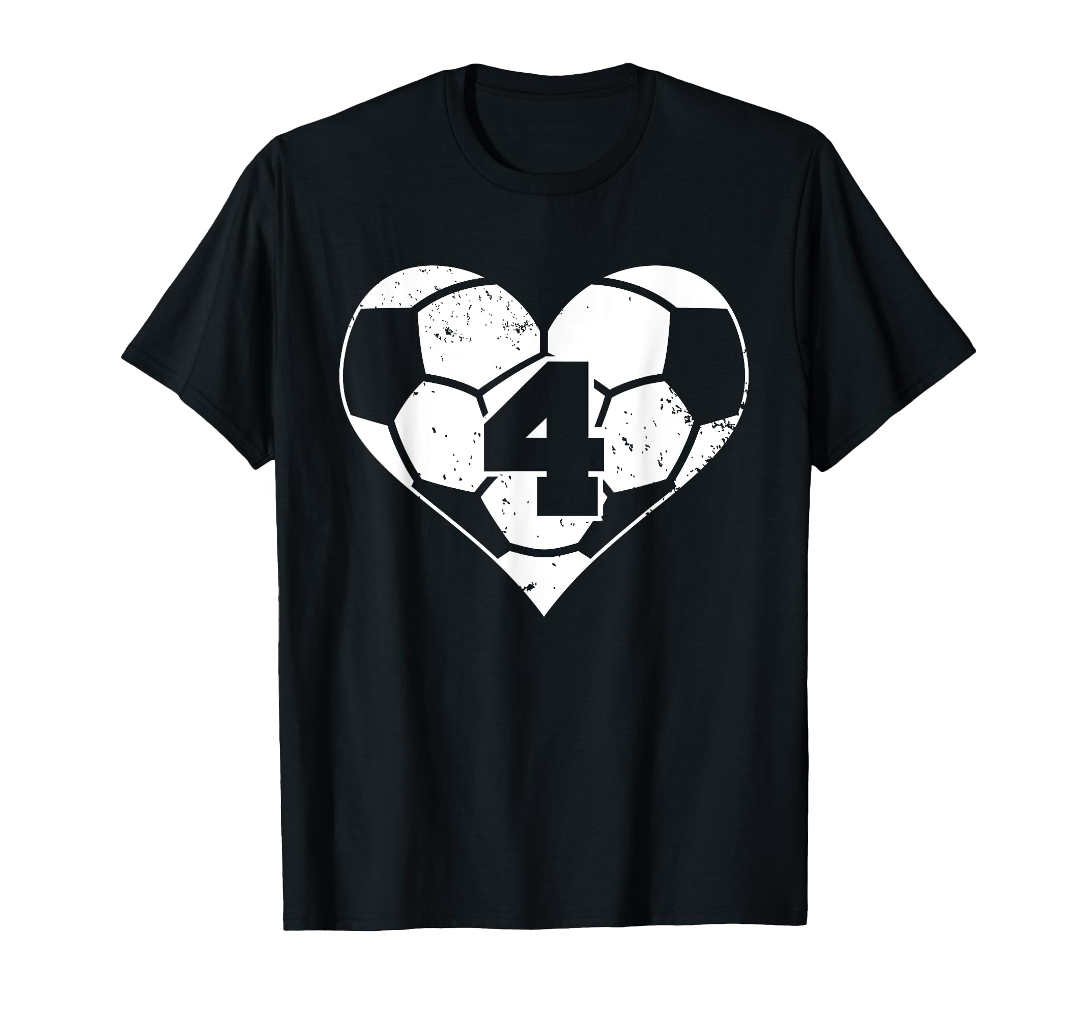 Soccer Number 4 Jersey Funny Soccer T-Shirt - Streetwear Style Men Women