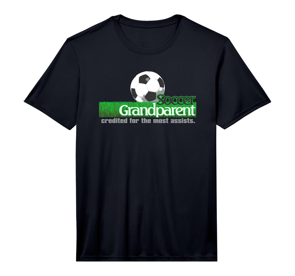Soccer Grandparent Credited Most T-Shirt - Custom Art Print for Adults