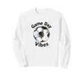 Soccer Game Day Vibes Football Sweatshirt - Aesthetic Graphic Unisex