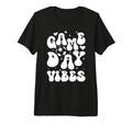 Groovy Soccer Game Day Vibes Game Day T-Shirt - Minimalist Print Unisex