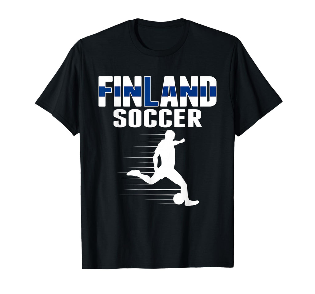 Finland Soccer Fans Jersey Finnish T-Shirt - Minimalist Print for Adults