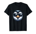Penguin Soccer Player Champion Bird T-Shirt - Casual Everyday Wear Unisex