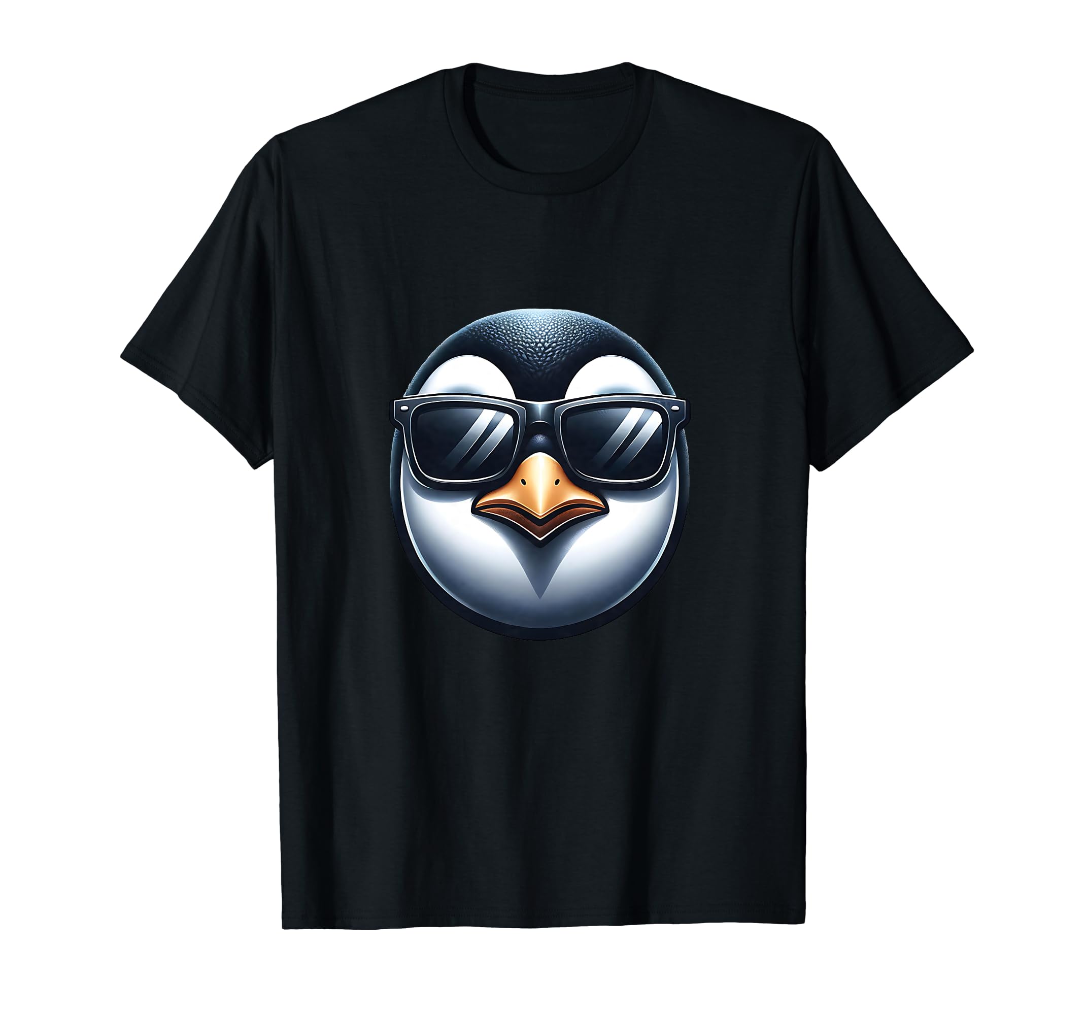 Penguin Soccer Player Champion Bird Fan T-Shirt - Graphic Print Men Women
