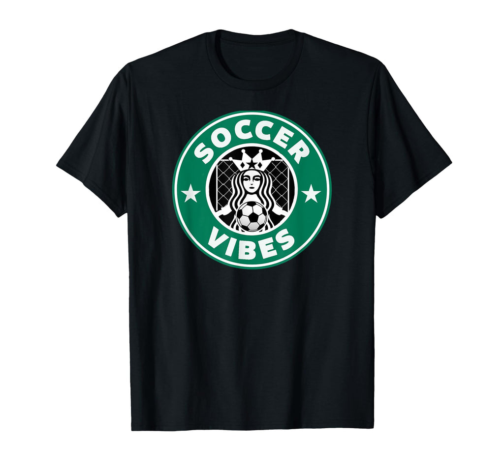 Soccer Vibes Teens Practice Or Game Day T-Shirt - Unique Graphic Men Women